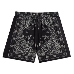 Kith 101 Vintage Floral Bandana Active Short 'Black' Size XS